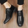 Shoes for Men Shoes Lace Up Oxfords Outdoor Leather Shoes Fashion Business Dress Shoe All-match Casual Wear-resistant Footwear
