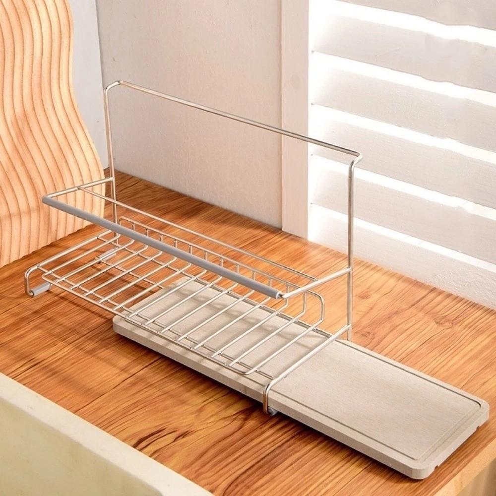 Stainless Steel Double-layer Water Cup Rack Large Capacity Bottle Drying Rack  Office