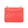 Tory Burch Alexa Chain Solid Color Twill Mini Lambskin Shoulder Bag Women shoulder bag Orange 50646-642