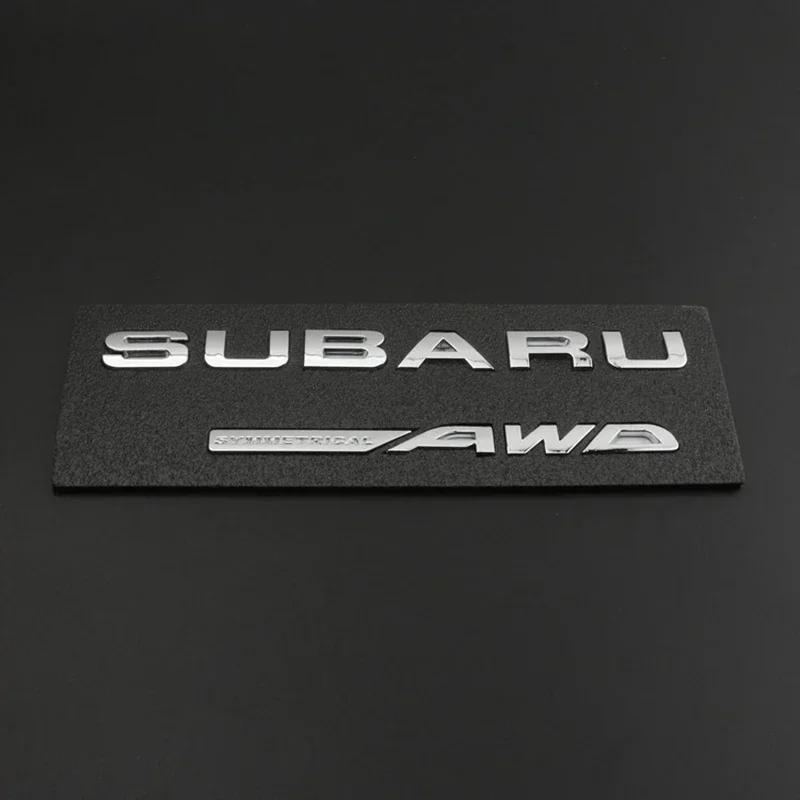 ABS Car Rear Trunk Sticker Emblem Badge Decal Styling for Subaru BRZ AWD Forester XV Outback Impreza Legacy STI WRX Tribeca VV555