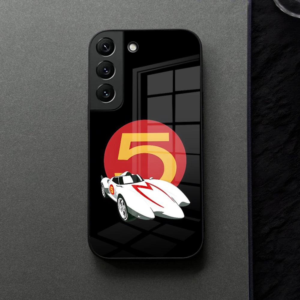 Чехол для телефона Anime Speed Racer Mach FIVE Стекло Для Samsung Galaxy S21 S26 S25 S22 S20 S24 S23 Ultra Fe Plus A16 A34 A54 A24 A53 Co