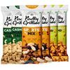 Ореховая хрустящая смесь Grab And Go | 240 г (Каждый пакетик 40 г, Упаковка 6 штук) Жареные соленые кешью, Спортивная смесь