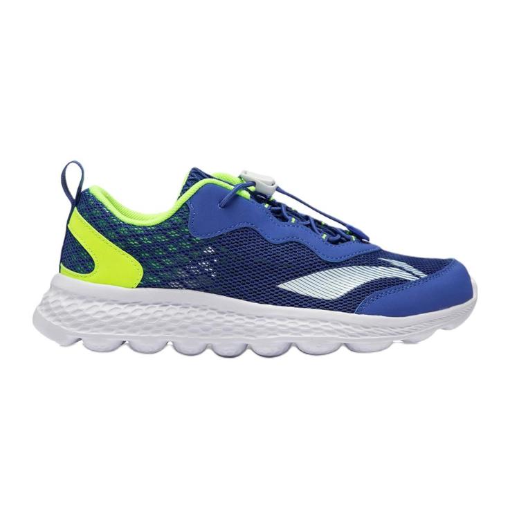 Li Ning Kids Comfortable Versatile Fashion Non-Slip Wear-Resistant Low-Top Running Shoes Kids Running Shoes Blue Green YKFR024-21