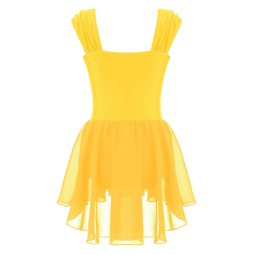 Kids Dancewear Basic Solid Color Leotard for Ballet Class