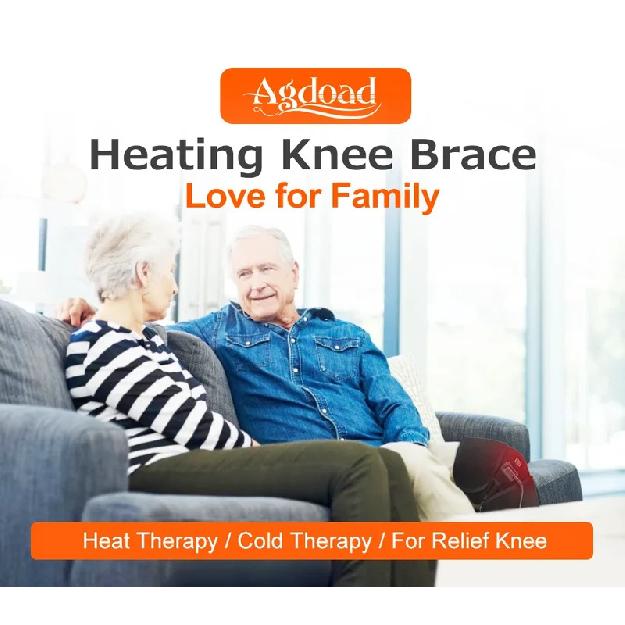Electric Knee Heating Pad USB 3-gear Heated Knee Brace Support for Knee Joint Relaxation and Old Cold Leg Knee Warmer