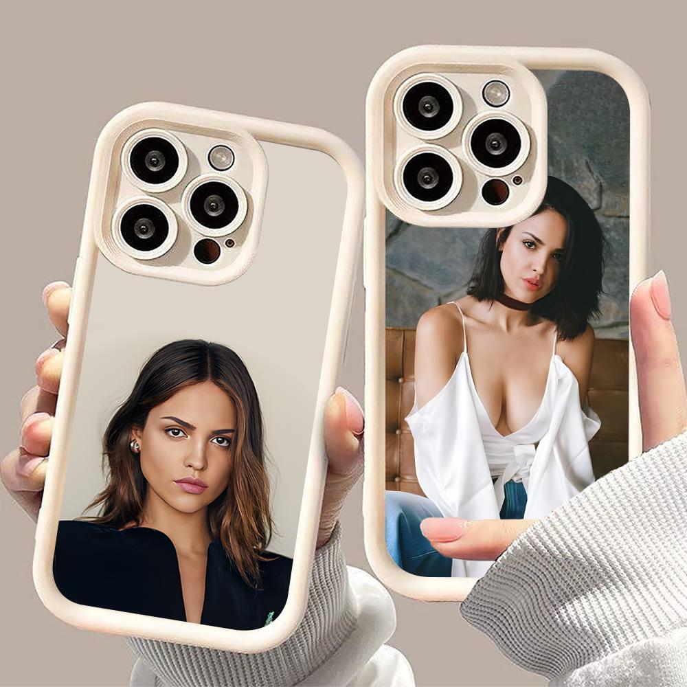 Модный чехол Eiza Gonzalez Утолщенный ТПУ Чехол для мобильного телефона для iPhone 17 16 15 14 13 12 11 Air Pro Max Plus Цветная крышка