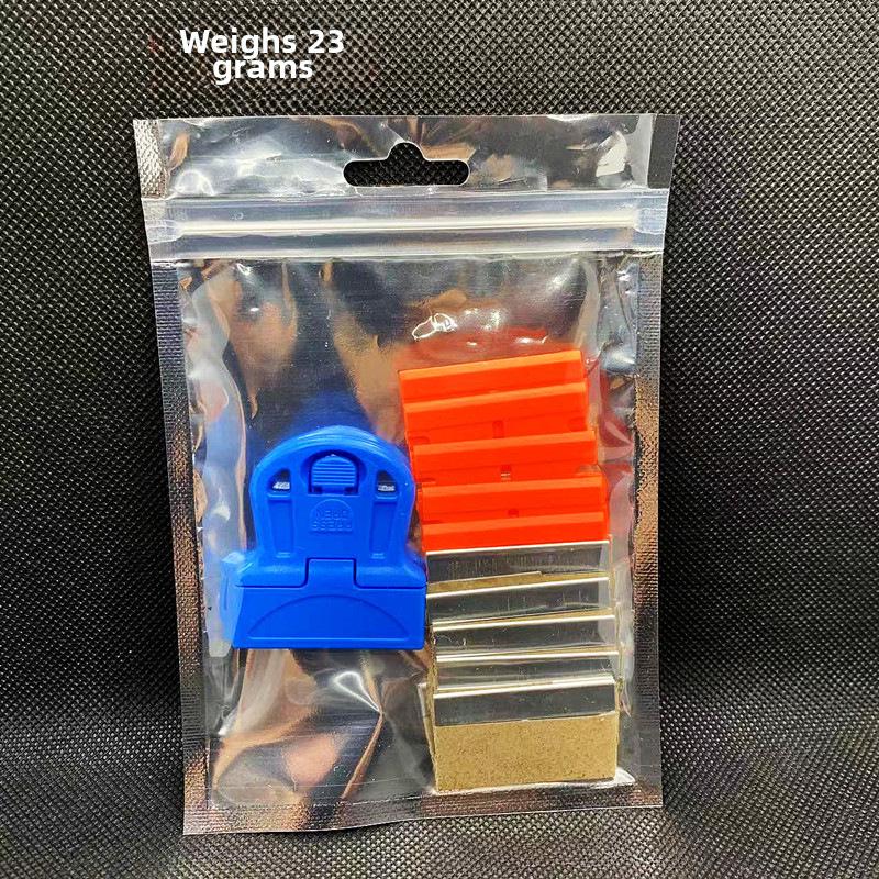 Пластиковый шпатель для удаления автомобильной пленки и клея - скребок для уборки дома