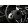 Подходит для BMW X1 F48 2016-2022 ABS Серебристая Накладка на Кнопки Рулевого Колеса Отделка 2 ШТ.