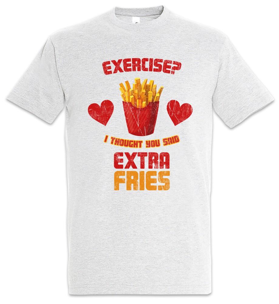 Extra Fries Mens T-Shirt French Fries Exercise Fries I Thought You Said Diet Diet