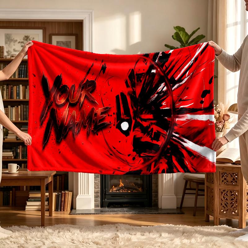 Ultrakill (1) Personalized Name Blanket Soft Cozy Gift for Sofa Bed Couch Home Decoration