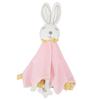 Apricot Lamb Stuffed Animals Lovey Soft Rabbit Baby Security Blanket for Boys and Girls Pink