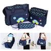 4Pcs Multi Functional Baby Changing Bag Set Spacious and Practical Baby Changing Bag Set for Modern Parenting Needs