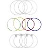 Nylon Ukulele Strings, Replacement Ukulele Accessories, 3 Full Sets (Colorful, Clear, White)