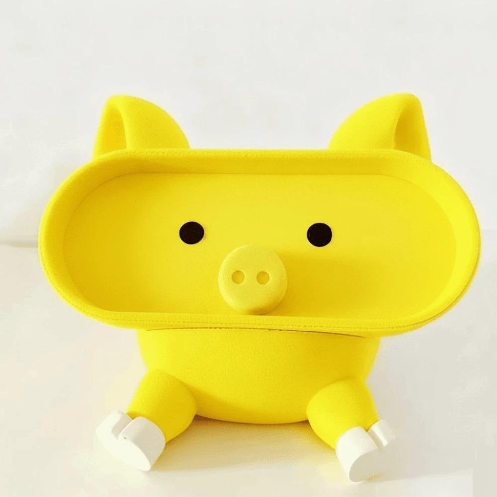 Portable Phone and Eyeglass Holder PLA Pig Stationery Storage Box Eyewears Storage Box School