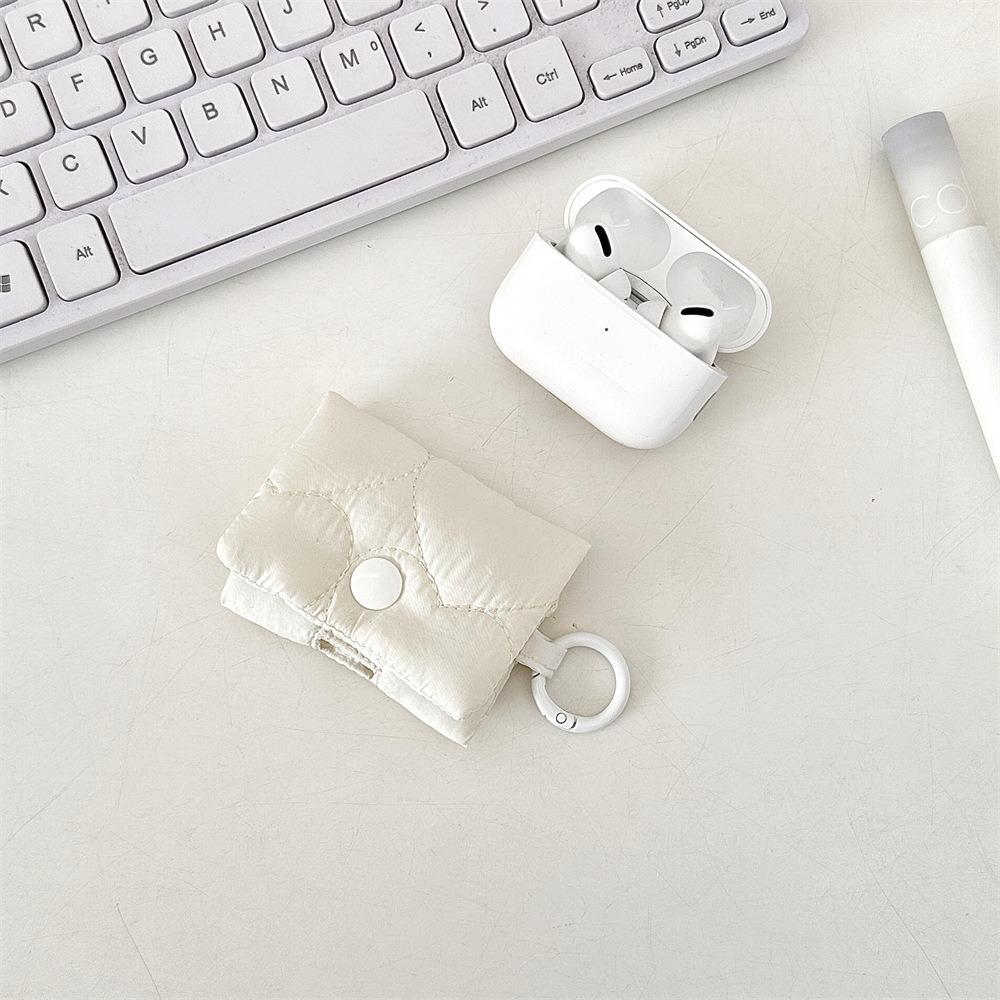 Lightweight Earphone Bag with Buckle Mini Earphone Pouch Cute Coin Purse for AirPods