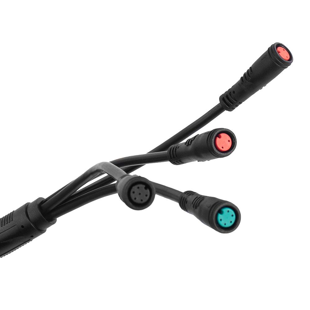 Кабель контроллера приборной панели электрического скутера для Kugoo M4/M4 Pro, разъем приборной панели электронного скутера, шнур питания, детали линии передачи данных