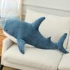 60/80/100/120/140cm Stuffed Animal Plush Shark Skin With Zipper Logo Available Shark Plush Toy Animal