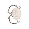 Gucci Женский мини-рюкзак-кроссбоди Gucci Marmont Matelassé из кожи, круглый, белый, для повседневного использования