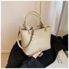Ielgy Simple Fashion Handbag All-Match High-End Texture Western Style Cross-Body Bucket Bag