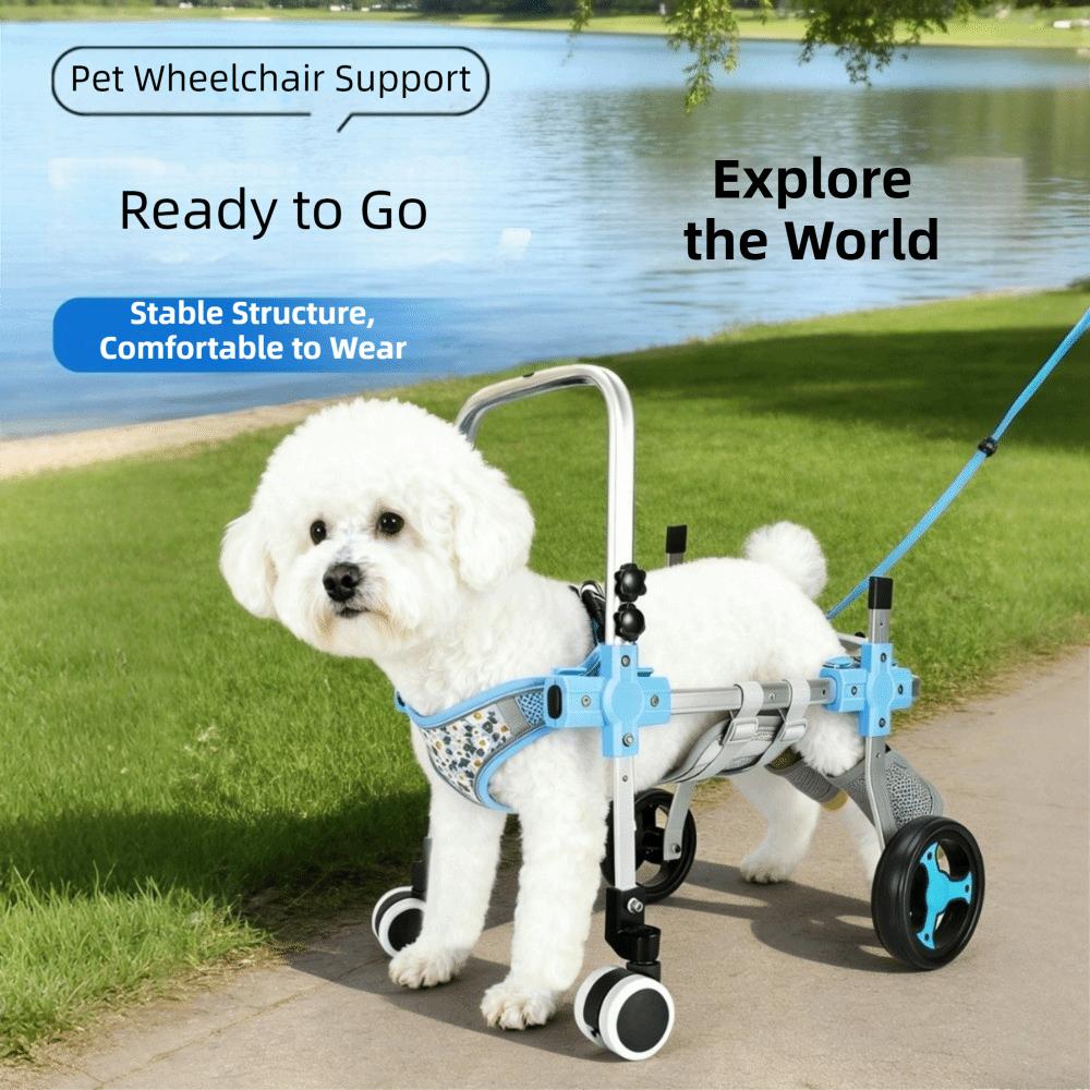 Breathable Harness Pet Rehabilitation Cart Disabled Pet Walking Aid Rehabilitation Training