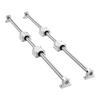 Linear Rail Kit, SFC25, 2Pcs 1000 mm (39.4 inch) Linear Motion Guide Rails and 4Pcs Bearing Slide Blocks, for DIY Engraving Machine Lathe Milling