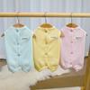 Girls Dog Clothes Spring Summer Wrapped Belly Jumpsuit Onesie For Small Dogs Chihuahua York Puppy Surgical Gown Pajamas Overalls