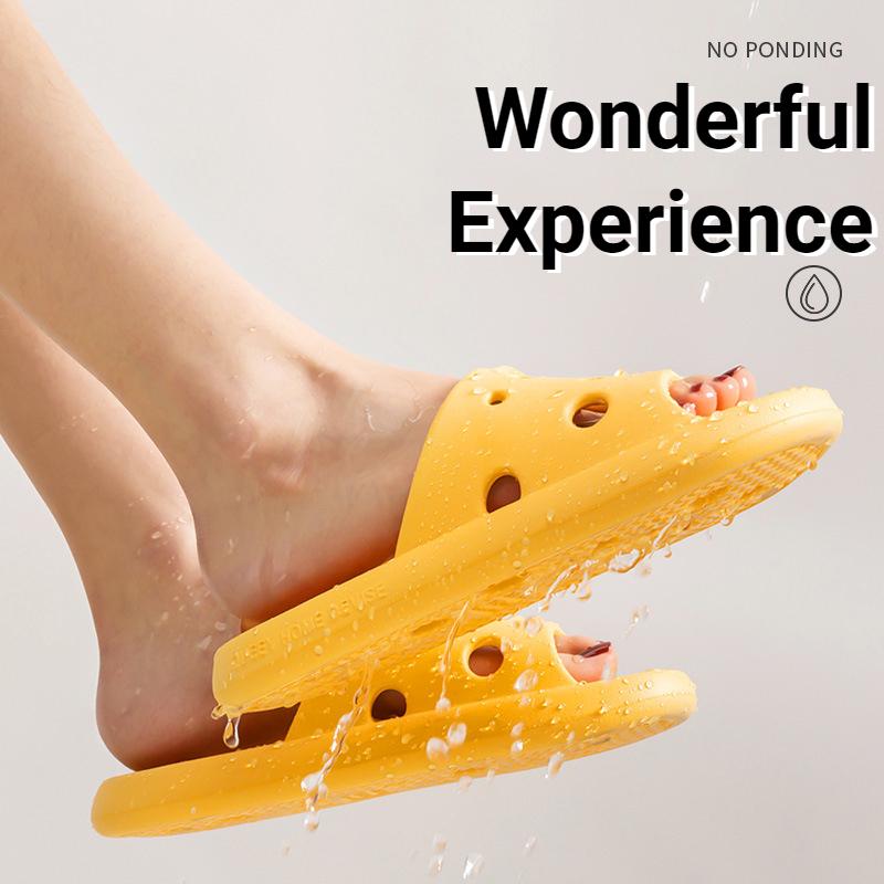 Ванная Дом Сыр Душевые Тапочки Легкие Водопроницаемые Пляжные Шлепанцы Для Плавания Водопроницаемые Быстросохнущие Сандалии