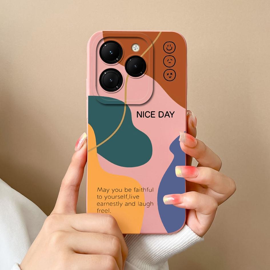 Чехол для телефона Infinix Zero 30 Hot 40 Note 40 Pro+ GT 20 Pro Itel RS4 4G Модный клетчатый узор Высококачественный силиконовый мягкий чехол с защитой от падения Роскошный чехол