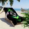 Radiant geometric illumination Print beach towel, quick drying, suitable for travel, outdoor sports, jogging, the beach and swimming, gift