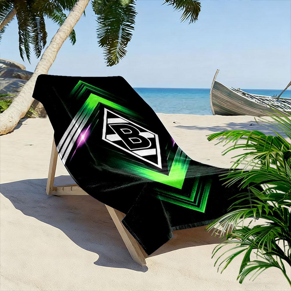 Radiant geometric illumination Print beach towel, quick drying, suitable for travel, outdoor sports, jogging, the beach and swimming, gift