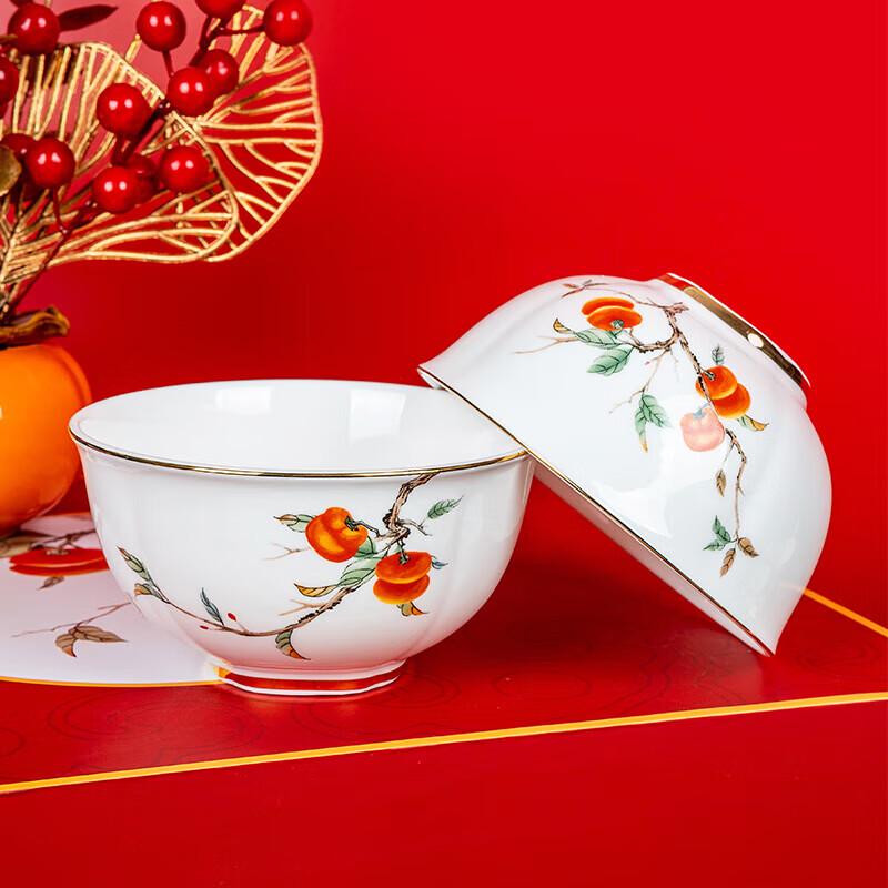 Набор столовой посуды из костяного фарфора Tang Hui 'Xi Shi', 12 предметов