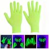 1 пара прочных флуоресцентных перчаток, противоскользящие неоновые перчатки, зеленые перчатки, принадлежности для вечеринок