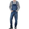 (SU)Mens Jeans Wash Overall Jumpsuit Streetwear Pocket Suspender Pants Trousers