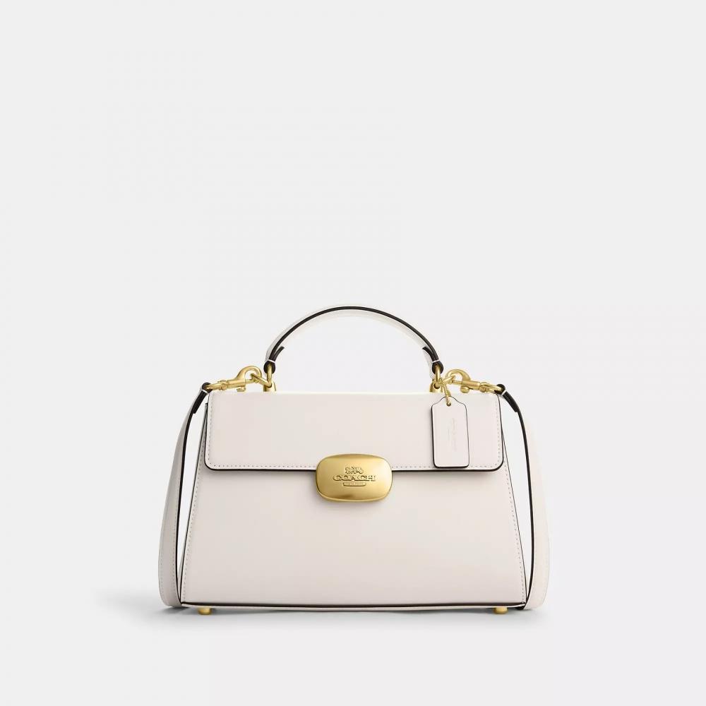 Coach Eliza Top Handle Gold Chalk