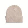 Solid Color Warm Woolen Hat, Confinement Hat, Suitable for Skiing, in Cold Places, Unisex,Ski Warmth Accessories, Winter Hat