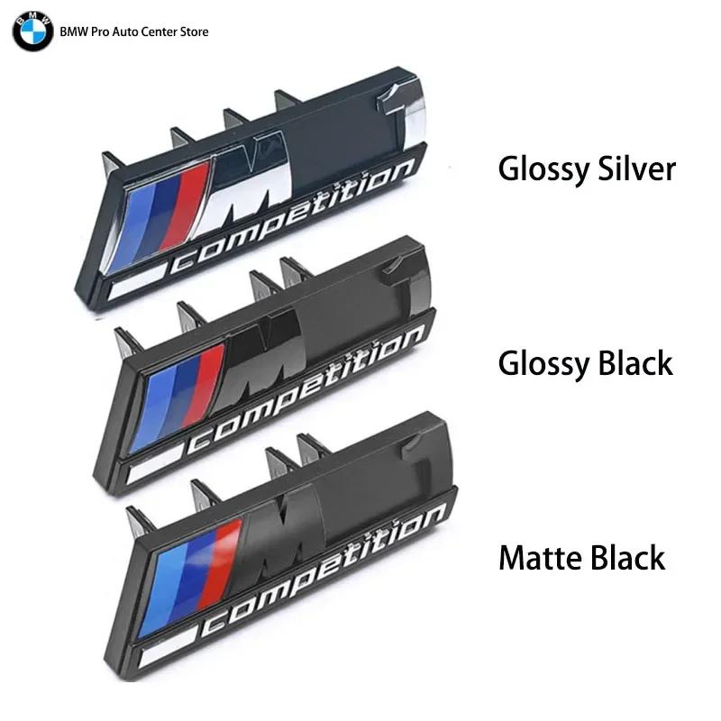 QHIT7 Hot For BMW 3D Emblem Car Front Grill Badge M1 M2 M3 M4 M5 M6 M7 M8 Competition E92 E93 F36 G01 G02 G05 G11 G12 G21 G29 G30 G31