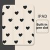 Для iPad 2022 gen10 10,9 CASE Простой любовный стиль, интеллектуальный защитный чехол-раскладушка Air4/5 10,9 mini4/5/6 с подставкой для карандашей
