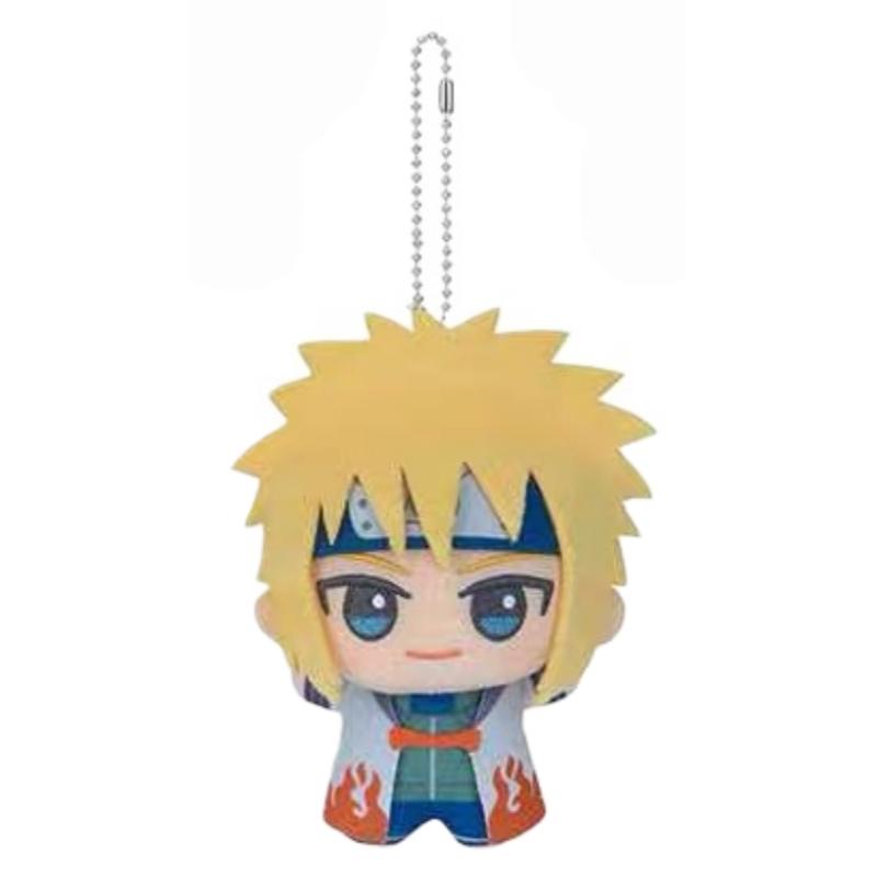 New Anime Naruto Plush Keychain Haruno Sakura Cotton Doll Kawaii Shippuden Sasuke Kakashi Stuffed Bag Charm Creative Fans Gifts
