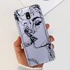 Чехол для Samsung Galaxy J4 2018 SM-J400F Роскошный Прозрачный Силиконовый Мягкий ТПУ Чехол для Телефона Для Samsung J4 Plus J4+ J415F Задняя Крышка Capa