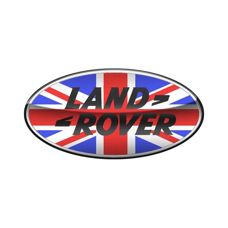 Aluminium Logo Emblem Car Front Sticker Rear Trunk Fender Badge For Land Rover Ranger Freelander Discovery Defender L322 Evoque c3