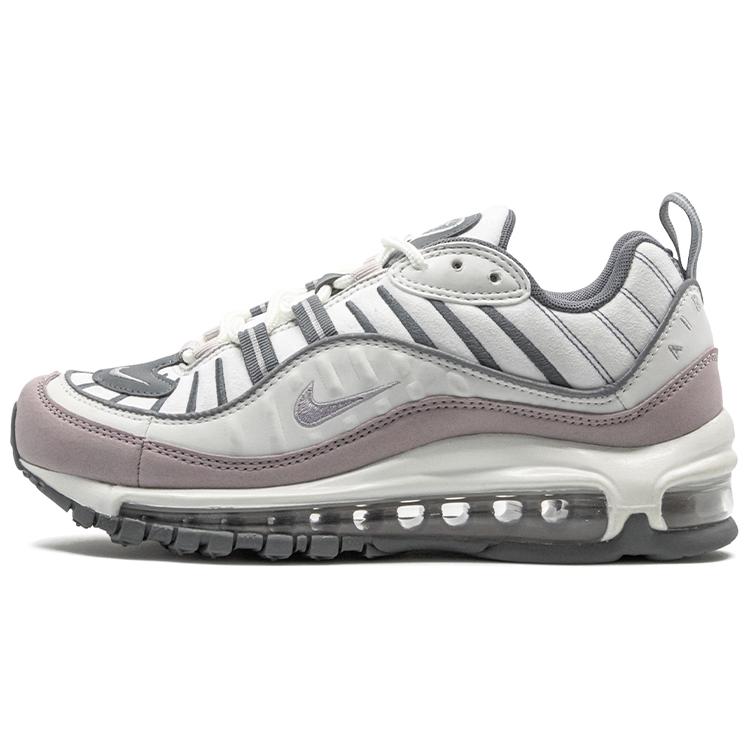 Nike Womens Air Max 98 'Violet Ash' (women's sizes) Summit White / Cool Grey-Reflect Silver-Violet Ash Running Shoes AH6799 111