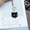 Bag Decorative Y2K Phone Charms Cellphone Lanyard Mobile Phone Chain Black Cat Pendant  Backpack