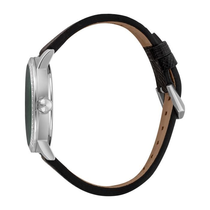 Часы - JUST CAVALLI - JC1G216L0025 - Кварцевые - Нержавеющая сталь - Черная кожа