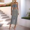 KANKEIRR Женский модный летний весенний комплект из юбки без рукавов