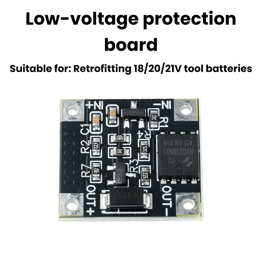 18V/20V/21V Lithium Battery Protection Board 15V Protection Over-Discharge Protection Under-Voltage Protection Low-Voltage Prote
