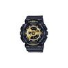 BABY-G полностью автоматический календарь кварцевый механизм ремешок из смолы японские и корейские часы женские часы черный циферблат BA-110X-1AJF