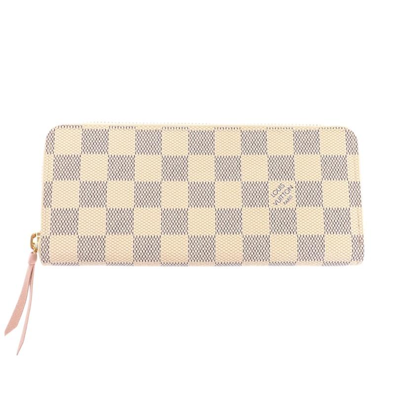 LOUIS VUITTON  N61264 Purse white Damier Azur Canvas Women