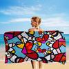 Britto Quick Drying Dish Anime Beach Swimming Towel Soft Absorbent Washcloth Children's Gifts for Kids Travel Camping Gym