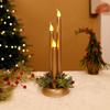 Retro Flameless Candles Lamp Flickering Simulated Candle Light Home New Year Decor