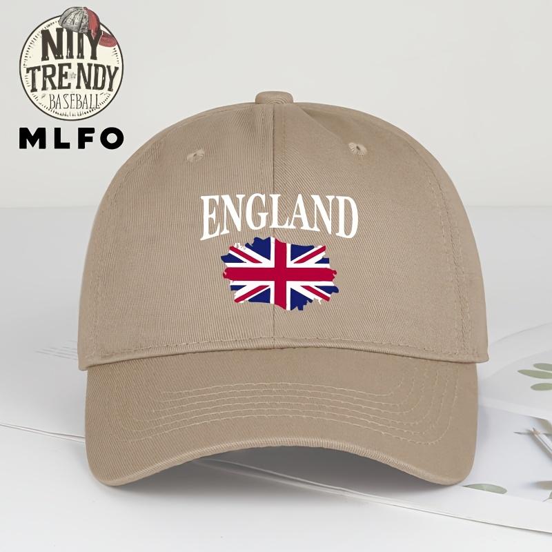 Легкая регулируемая бейсболка с принтом ENGLAND Классическая удобная кепка SoftTop с дизайном национального флага Bre